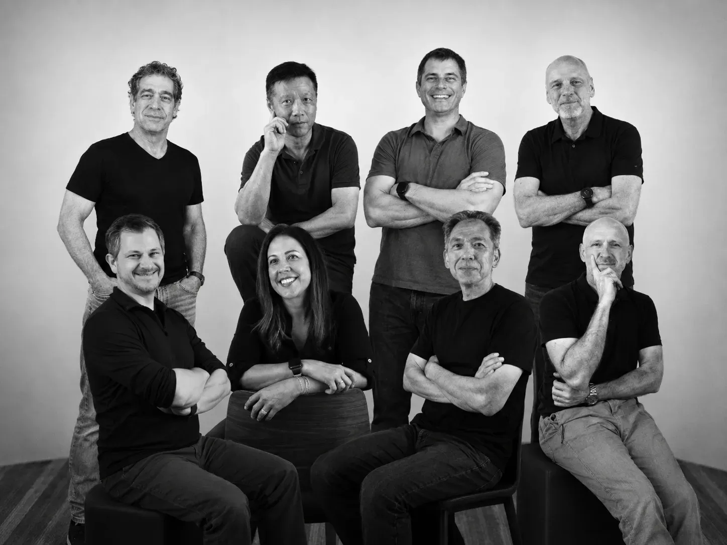 The Cylake team, seated together.